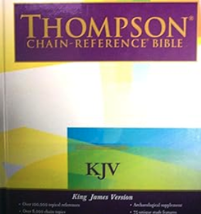 Bible - Thompson Chain Reference Hard Cover, KJV