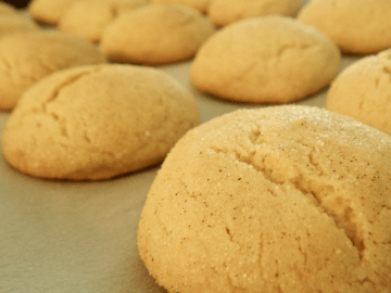 Several Snickerdoodle cookies