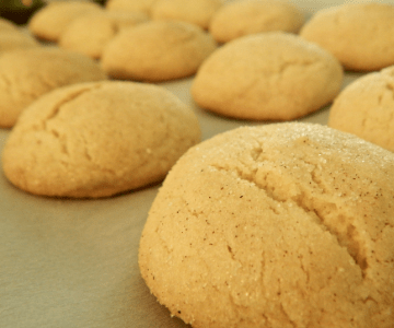 Several Snickerdoodle cookies