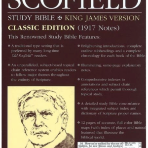 Bible - The Old Scofield Bible Classic Edition, KJV