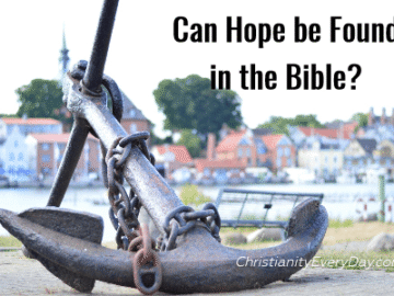 Can hope be found in the Bible?