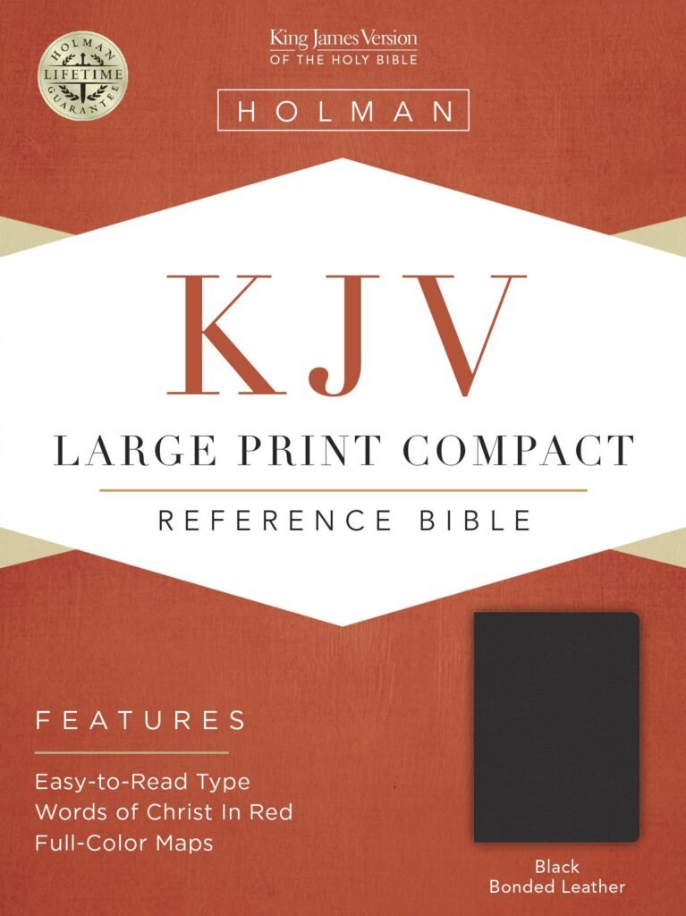 Bible - Large Print Compact, Bonded Leather, KJV
